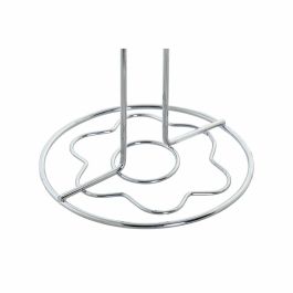 Portarrollos de Papel Higiénico DKD Home Decor Plata Metal Cromado (14 x 14 x 55 cm)