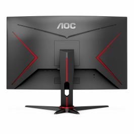 Aoc Monitor Led 23.6 Pulgadas C24 gr2Ae Full HD, Curvo, 165Hz, FreeSync, 1ms, VA, Negro/Rojo