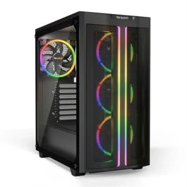 be quiet! PURE BASE 500 FX Caja PC Gaming Midi Tower ATX Negra con Ventana Lateral, Iluminación RGB, USB 3.2 y 4 Ventiladores Preinstalados