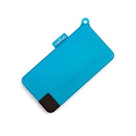 Veho Pebble Pokket 1000mAh Micro Power Bank Llavero Azul - Batería Externa de Emergencia Ultradelgada y Compacta