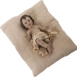 Figura Decorativa Alexandra House Living Beige Plástico Niño Jesús 12 x 18 x 26 cm Cojín Precio: 64.49999985. SKU: B1CXR82A5H