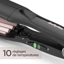 Babyliss Plancha de Pelo Crimper 2165CE 35 mm, Ondulador de Pelo con Placas de Cerámica-Turmalina, 10 Temperaturas Ajustables