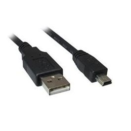 Sharkoon Cable USB 2.0 A a Mini-B, 0.5m, Macho/Macho, Negro para conexión de dispositivos electrónicos Precio: 13.59000005. SKU: B1BMSBBWNQ