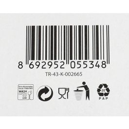 Lav Set 6 Vasos Agua 290cc Coral ø7x7x9cm (8 Cajas)