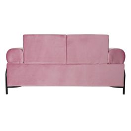 Sofa Moderno DKD Home Decor Rosa Negro 76 x 76 x 154 cm