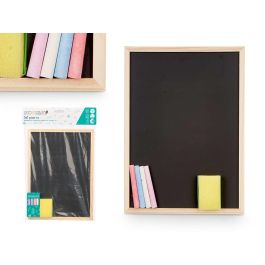 Pizarra de tiza Pincello 29x21 cm, madera y MDF, color negro y madera (24 Unidades) Precio: 38.69000047. SKU: B1CZ4T4DE4
