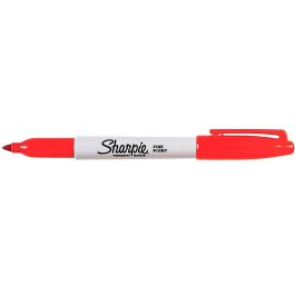 Rotulador permanente Sharpie Fine Point Rojo (12 Unidades)