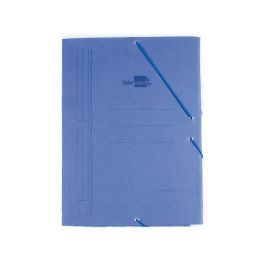 Carpeta Liderpapel Gomas Octavo Bolsa Carton Compacto Azul 20 unidades