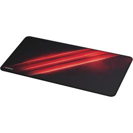 Genesis Carbon 500 Maxi Flash G2 Alfombrilla de ratón gaming XL 900x450mm Negro Rojo, superficie SPEED, antideslizante, resistente al agua