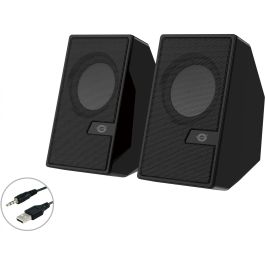 CONCEPTRONIC ALTAVOCES 2.0 6W COLOR NEGRO JACK 3.5" Y BLUETOOTH ALIMENTACION USB