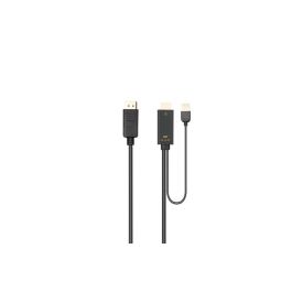 MicroConnect Cable convertidor HDMI a DisplayPort 1m 4K (4096x2160@60Hz) con USB alimentación opcional