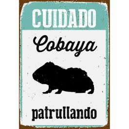 Placa Magnet & Steel Cuidado Cobaya Patrullando 14,8 x 21 cm Precio: 7.95000008. SKU: B1DHYA8WNK