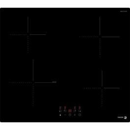 Placa de cocina FAGOR FTI468 59 cm 4 fuegos de inducción Cristal negro Placa de cocina FAGOR FTI468 59 cm 4 fuegos de inducción Cristal negro