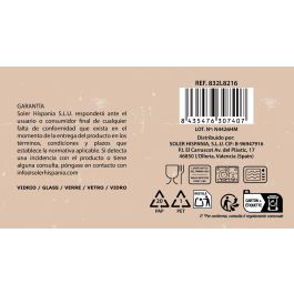 La Mediterranea Set 4 Copas Keros 330 cc Medidas Ø9x16.4 cm (12 Cajas)