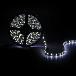 Tira de 300 LEDs 72W 4.200Lm CRI85 6000ºK SMD5050 12VDC IP65 Pcb Negro x5M 40.000H [CA-5050-300-IP65-B-CW]-Blanco Frío Precio: 22.58999941. SKU: 15096770134403