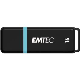 EMTEC K100 Memoria USB 2.0 16GB, Tipo A, Tapa, Pack de 10 Unidades, Multicolor