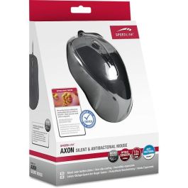 Speedlink Ratón AXON Silencioso y Antibacteriano USB Negro