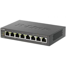 D-Link DGS-1008P Switch Ethernet 8 Puertos Gigabit PoE+ (4 Puertos 802.3at) 68W No Gestionado de Escritorio Silencioso