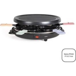 Livoo DOC207P Raclette para 6 personas, 800W con grill extraíble, 6 espátulas y 6 ollas para fondue Precio: 45.50000026. SKU: B1HAWSDEK9