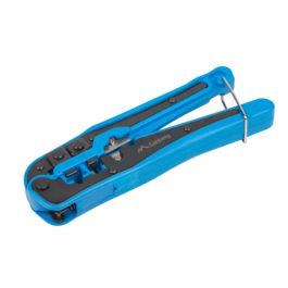 Lanberg Crimpadora Universal NT-0202 para RJ45, RJ11, RJ12 - Herramienta para prensar