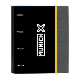Carpeta de anillas Munich Topo Negro 27 x 32 x 3.5 cm Precio: 10.50000006. SKU: B14FEEQGN6
