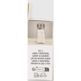 Anna Set de 2 Salero y Pimentero - 4 cm x 9.7 cm x 4 cm (24 Unidades)