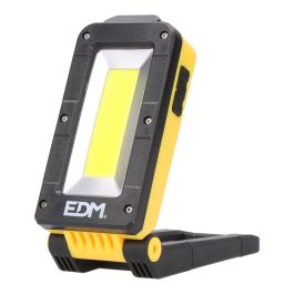 Edm Linterna de trabajo LED recargable con base basculante 180°, 5W COB LED, 500LM, impermeable IP44, batería 2000mAh Precio: 13.6900005. SKU: B1HWW7F637