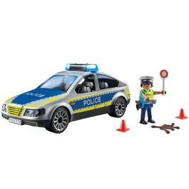 Playmobil Coche Patrulla Action Heroes 71729 con Luz y Sonido para Niños +4 Años