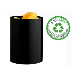 Archivo 2000 Papelera Ecogreen Sostenible 18 L 260x335 mm Poliestireno Reciclado Negro