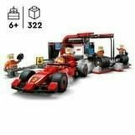 Lego City 60443 Parada en boxes de F1 con coche Ferrari Juguete para niño de 6 años