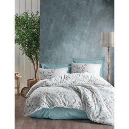 Juego de cama - 1 funda nórdica 220x240 cm + 2 fundas de almohada 60x60 cm - 100% algodón - Menta Precio: 53.18192. SKU: B139CT2NFL