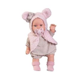 Muñeca kika lagrimitas con chaleco de orejitas 27 cm Muñeca kika lagrimitas con chaleco de orejitas 27 cm