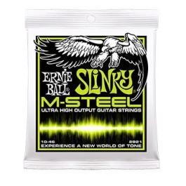 ERNIEBALL Juego de Cuerdas Eléctrica Slinky M-Steel 10-46 Precio: 16.50000044. SKU: B1FQLG4QW9