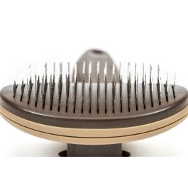 Gloria Carda Auto-Limpieza Pequeña para Perros con Mango Ergonómico y Botón de Autolimpieza