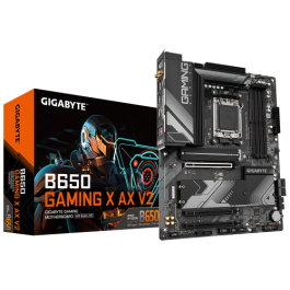 Gigabyte B650 GAMING X AX V2 G10 Placa Base AMD B650 Socket AM5 ATX, Compatible con AMD Ryzen 5/7/9 7th Gen, DDR5-SDRAM Precio: 160.49999988. SKU: B1AMZR899W