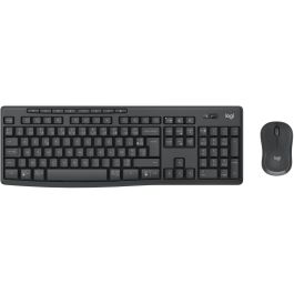 Teclado y Ratón Inalámbrico Logitech MK370 Azerty Francés Gris Grafito