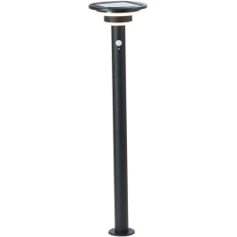 Brilliant BRI4004353437892 Poste de exterior LED y solar, con detector de movimiento, acero inoxidable y plástico, 4 W, Negro Precio: 71.49999989. SKU: B12CZG84N6