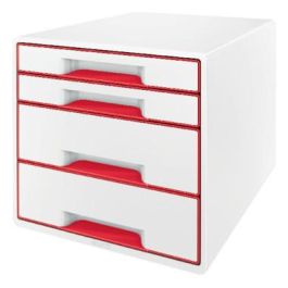 Bucs 4 Cajones Wow Desk Cube (2 Grandes y 2 Pequeños), Rojo /Blanco Leitz 52132026 Precio: 93.58999947. SKU: B16N8A6J3X