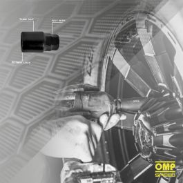 Omp Speed Juego De 4 Tornillos M14x1.5 Conico Largo 28 mm Llave 17 Color Negro Din 10.9 OMPS09561401 Omp Speed Juego De 4 Tornillos M14x1.5 Conico Largo 28 mm Llave 17 Color Negro Din 10.9 OMPS09561401