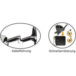 Tronje WH AR210 Soporte de Pared para Monitor de 15-24" (38-61cm) Inclinable y Giratorio 0-180º Aluminio Acero