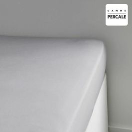 Today TOD3574643514530 Sábana Bajera Ajustable Prestigio Charge 100% Algodón Percala 140x200+30 cm (2 personas) Acero