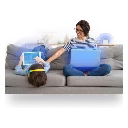 D-Link Eagle Pro AI AX3200 M32-2 - Kit Wi-Fi 6 Mesh de 2 Nodos, 3200 Mbps, Cobertura sin Interrupciones, Optimización con IA, WPA3, App