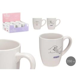 Taza Porcelana 350 Ml Hands Line Surtidos Vessia 12X10CM (27 Unidades)