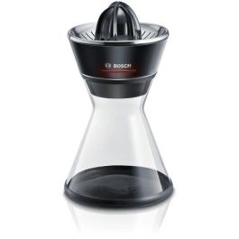 Exprimidor de cítricos - BOSCH - MCP72GPB VitaStyle Citro - Negro / acero inoxidable cepillado - 40 W - LED - Depósito de vidrio de 1 L - cono universal Exprimidor de cítricos - BOSCH - MCP72GPB VitaStyle Citro - Negro / acero inoxidable cepillado - 40 W - LED - Depósito de vidrio de 1 L - cono universal