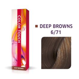 Color Touch, Sin amoníaco, Tinte de cabello semipermanente, 6/71 Dark Blonde Ash Chestnut, 60 ml Precio: 16.68999948. SKU: B1FQEDSHEX