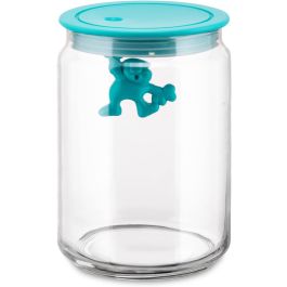 Alessi Gianni Bote Hermético de Vidrio Azul 90cl AMDR05 AZ - Diseñado por Mattia Di Rosa, Tapa en PP, Ideal para Cocina Precio: 20.50000029. SKU: B1FGAXNB3G