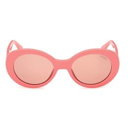 Guess Gafas GU7904 74S Gafas de Sol para Mujer Montura Rosa Cristales Burdeos