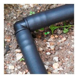 Blue Bird-Altadex Pack 10 Codos 16mm Polipropileno Negro Conexión Tubería 90° Anti UV