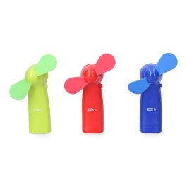 Edm Ventilador a pilas Funny Colors, de mano, 2 pilas AA (no incluidas), colores surtidos, Ø 9 cm Precio: 2.98999954. SKU: S7901646