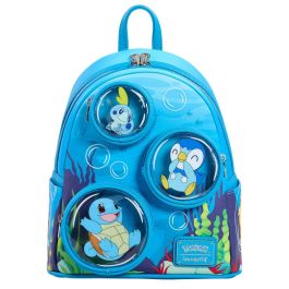 Loungefly Mochila Mini Pokemon Burbujas de Agua 25cm Piel Vegana